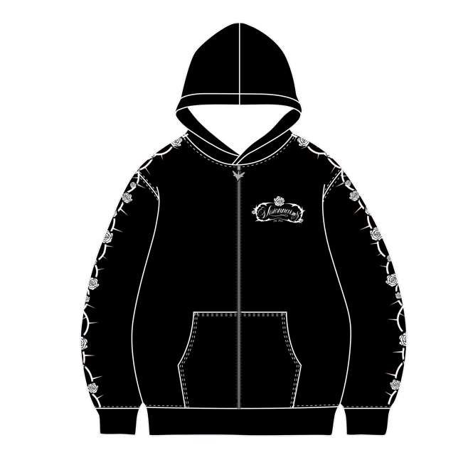 'THORNS' V2 Hoodie - Black