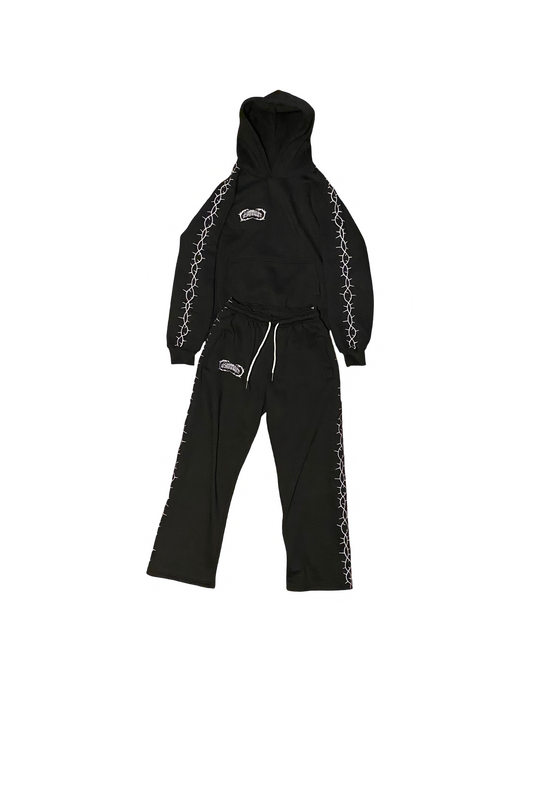 ‘THORNS' SWEATSUIT - Black