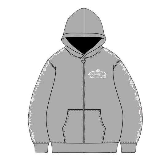 'THORNS' V2 Hoodie - Gray